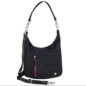 VGUC Haiku Ascend Hobo Bag - Black Plum